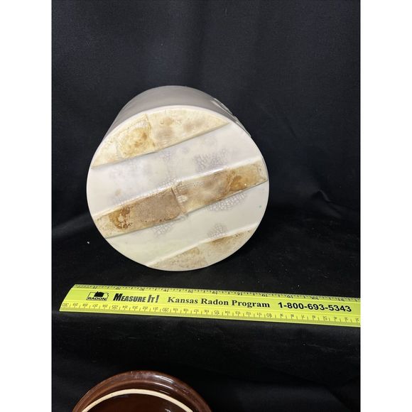 Vintage McCoy Brown Jug Cookie Jar Pottery 1950's - Picture 5 of 6